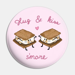 Hug and Kiss S'more Pin