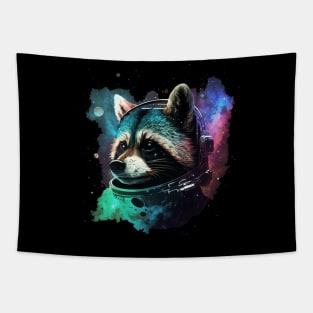 space raccoon Tapestry