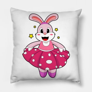 Rabbit at Ballet Dance Pillow