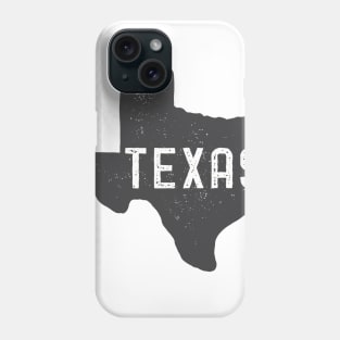 Texas Map Phone Case