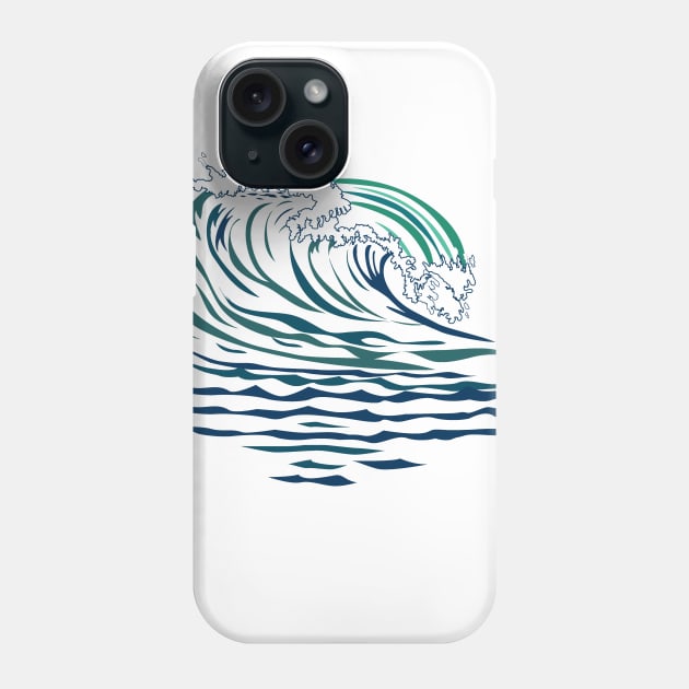 Nine Foot Surf Phone Case by HR411design