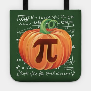 Pumpkin Pi Day Math Halloween Thanksgiving Tote