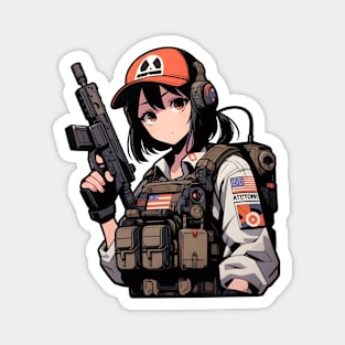 Tactical Girl Magnet