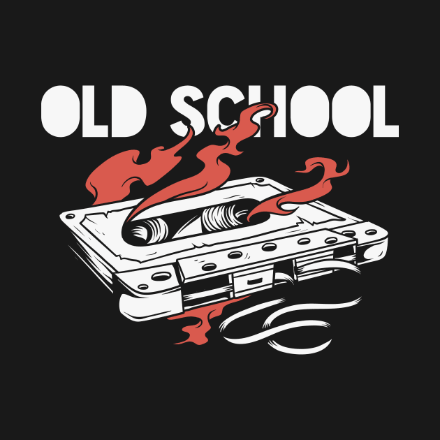 Old School Cassette Tape Vintage Graphic by SLAG_Creative