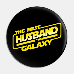 The Best Husband in the Galaxy Father's Day Best Hubby Gift For Husbands Pin