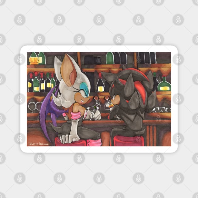 Shadow and Rouge bar Magnet by idolnya