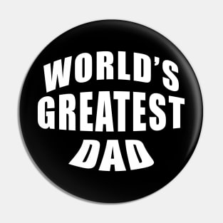 World's Greatest Dad Pin