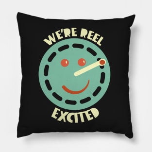 Fishing Pun We're reel Excited Pillow