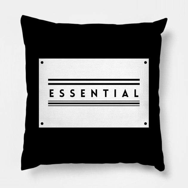Essential Workers Pillow by TEXTTURED
