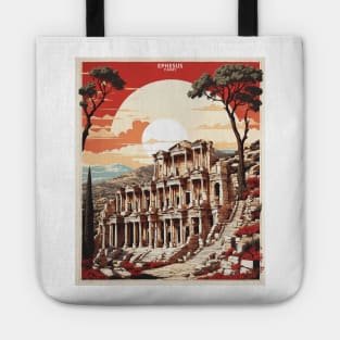 Ephesus Turkey Vintage Retro Travel Tourism Tote