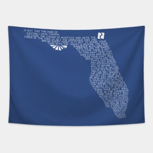 True Fasting Florida Tapestry