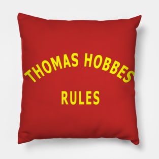 Thomas Hobbes Rules Pillow