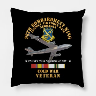 USAF - 98th Bombardment Wing - Lincoln Air Force Base, Nebraska - Cold War Vet w B-47 COLD SVC X 300 Pillow