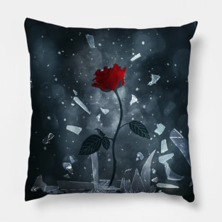 Red rose Pillow