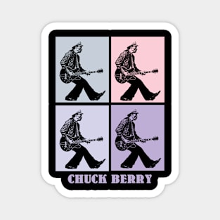 Chuck Berry Guitar Dance Pop Art Magnet