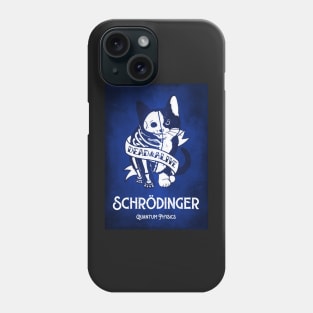 Erwin Schrödinger Cat Dead and Alive Phone Case