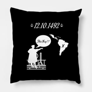 Columbus Day Pillow