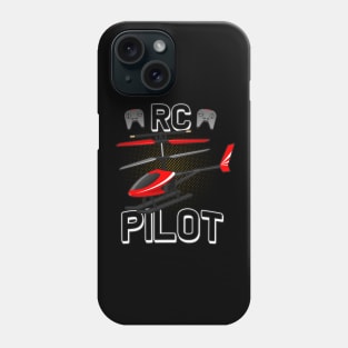 Model Flight RC Helicopter Pilot Model Helicopter Phone Case