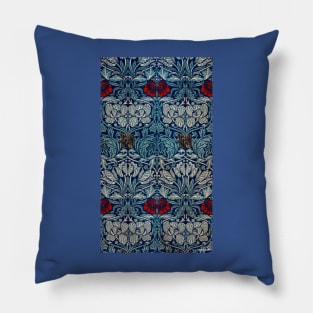 William Morris Tulip and Rose Pillow