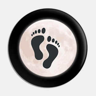 Step into the Cosmos, walk on the moon Pin