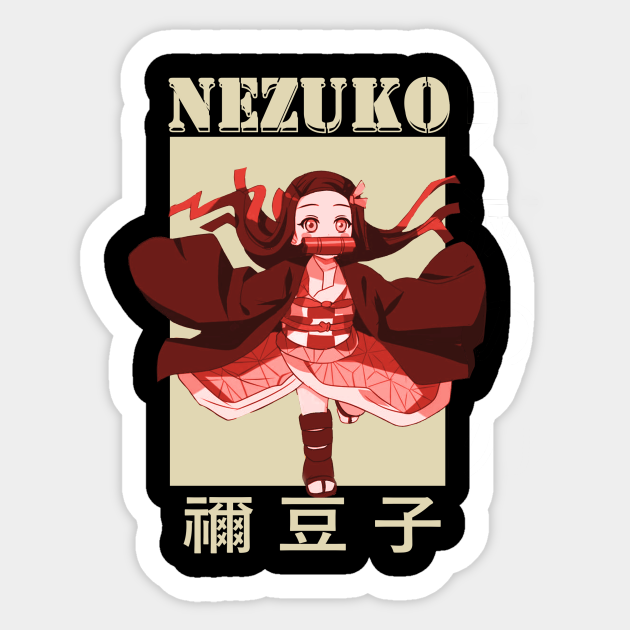 Demon Slayer Kimetsu No Yaiba Nezuko Anime Demon Slayer Kimetsu No Yaiba Anime Sticker Teepublic Tons of awesome demon slayer nezuko wallpapers to download for free. demon slayer kimetsu no yaiba nezuko anime