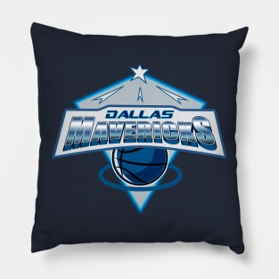 Dallas Mavericks Basketball Team Pillow