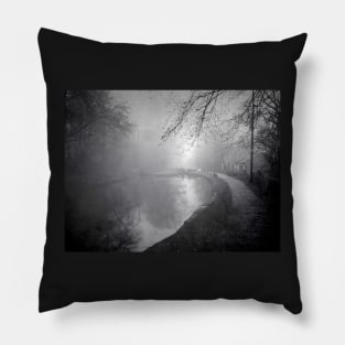 Mist on the Canal Pillow