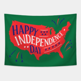 USA Happy independence Day Tapestry