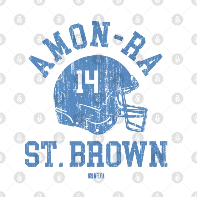 Amon-Ra St. Brown Detroit Helmet Font by TodosRigatSot