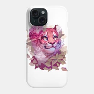 Tiger with Flower Phone Case