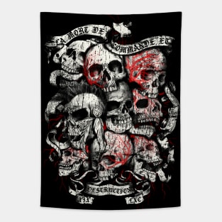 Many Skulls Tapestry