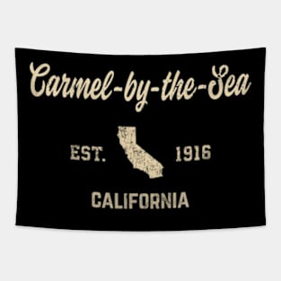 Carmel By The Sea California vintage EST.1916 Tapestry