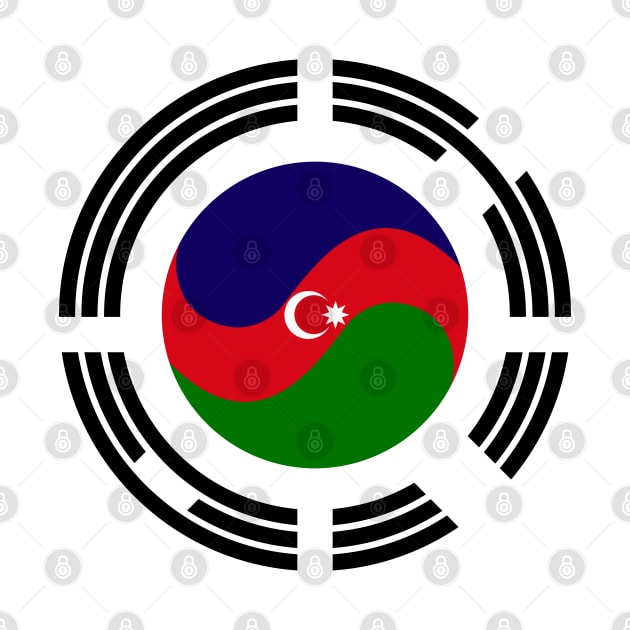 Korean Azerbaijani Multinational Patriot Flag Series by Village Values