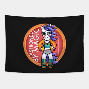 Fashioned By Magic (two piece) - Sport-icorns Unicorns illustration series Tapestry