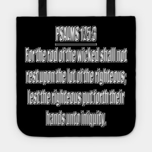 Psalm 125:3 King James Version Tote