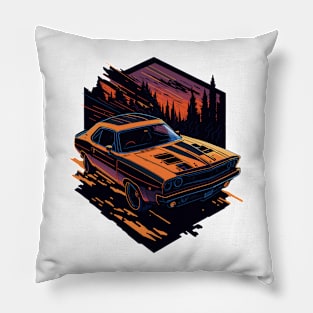 Dodge Charger SRT Hellcat Classic Car Pillow