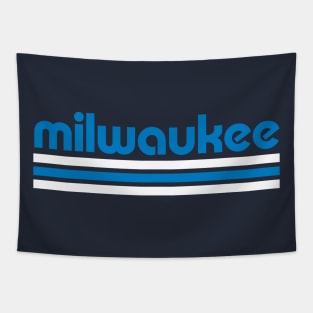 Retro Milwaukee Stripes Tapestry