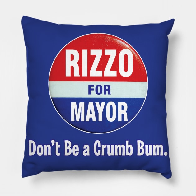 Vote for Rizzo Pillow by Tom Stiglich Cartoons