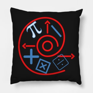 Math spiral Pillow