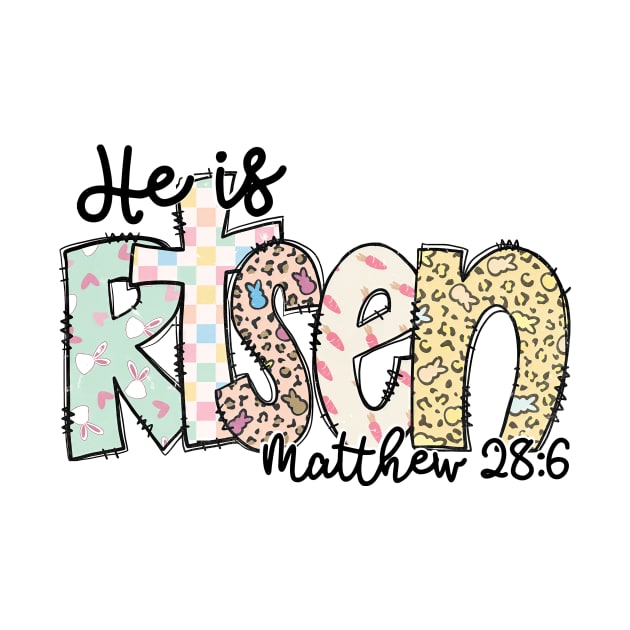 He is Risen Matthew 28:6 by Halby