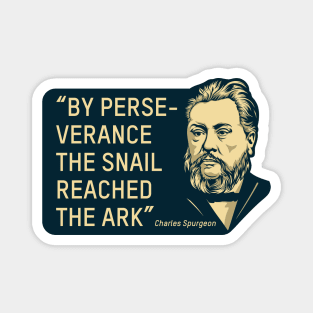 Quote by theologian and preacher Charles Spurgeon Magnet