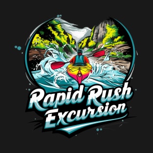 Kayaking - Rapid Rush Excursion T-Shirt