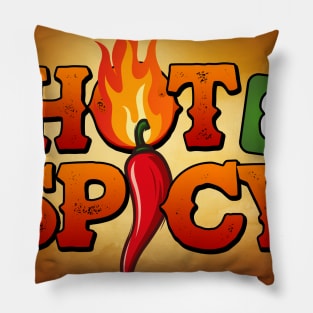 Artwork for Hot & Spicy Review podcast Pillow