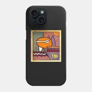 Paul klee fish art Phone Case