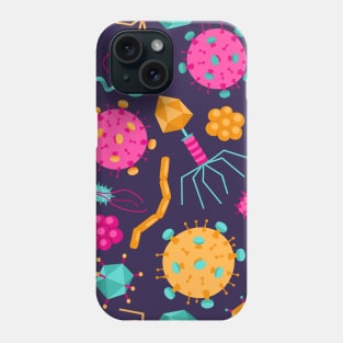 Viruses and Bacteria Phone Case