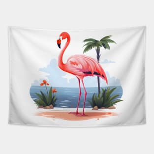 Cool Flamingo Tapestry