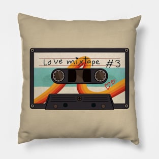 Love mixtape #3 cassette Pillow