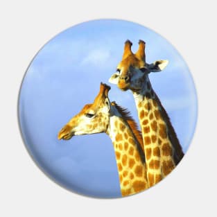 African Wildlife Photography Giraffe Lookout Pin