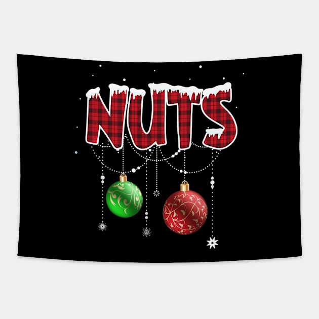 Chest Nuts Christmas Matching Couple Chestnuts Tapestry by fenektuserslda