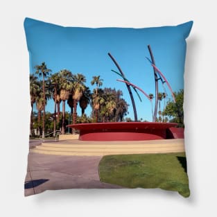 Palm Springs Architectural Fountain Pillow